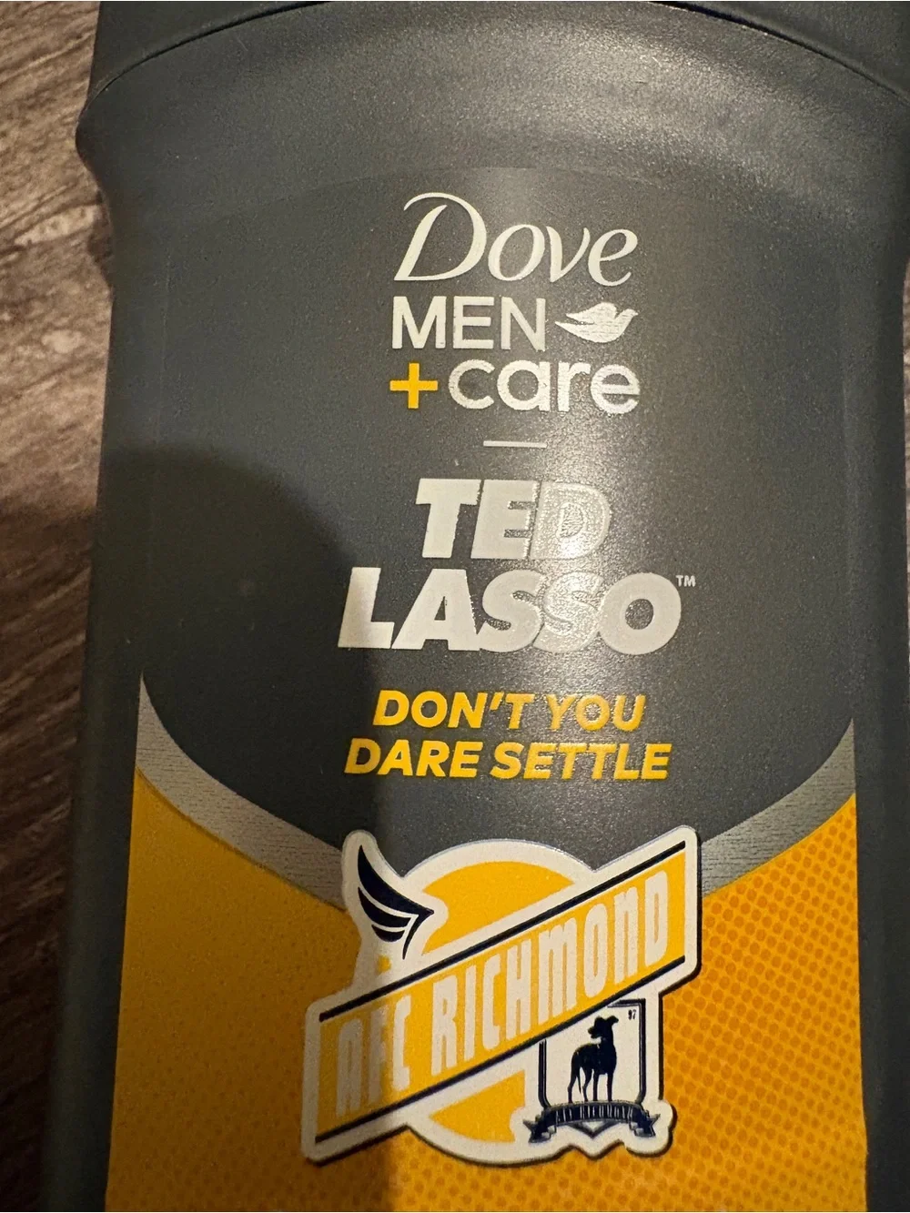 NWT Ted Lasso Sandalwood & Bergamot Antiperspirant - Gray/Yellow